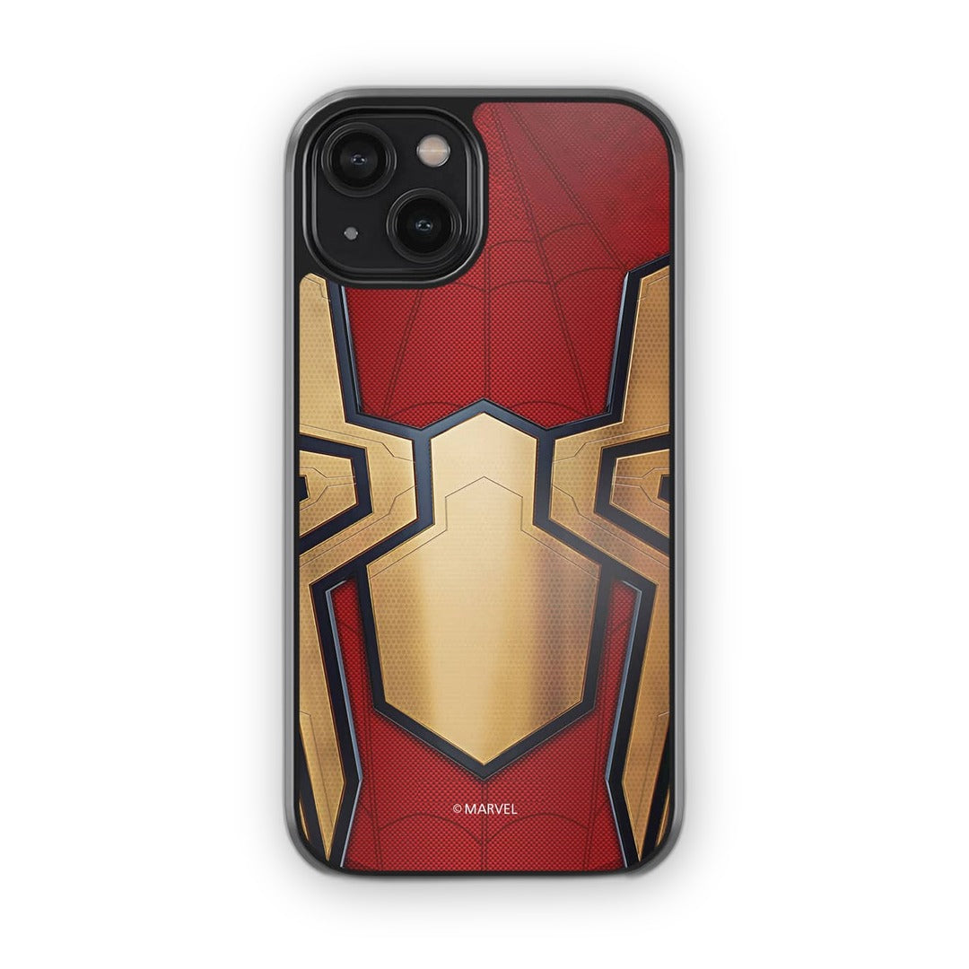 Integrated Spider Logo Glass iPhone Case for iPhone 14 | Macmerise