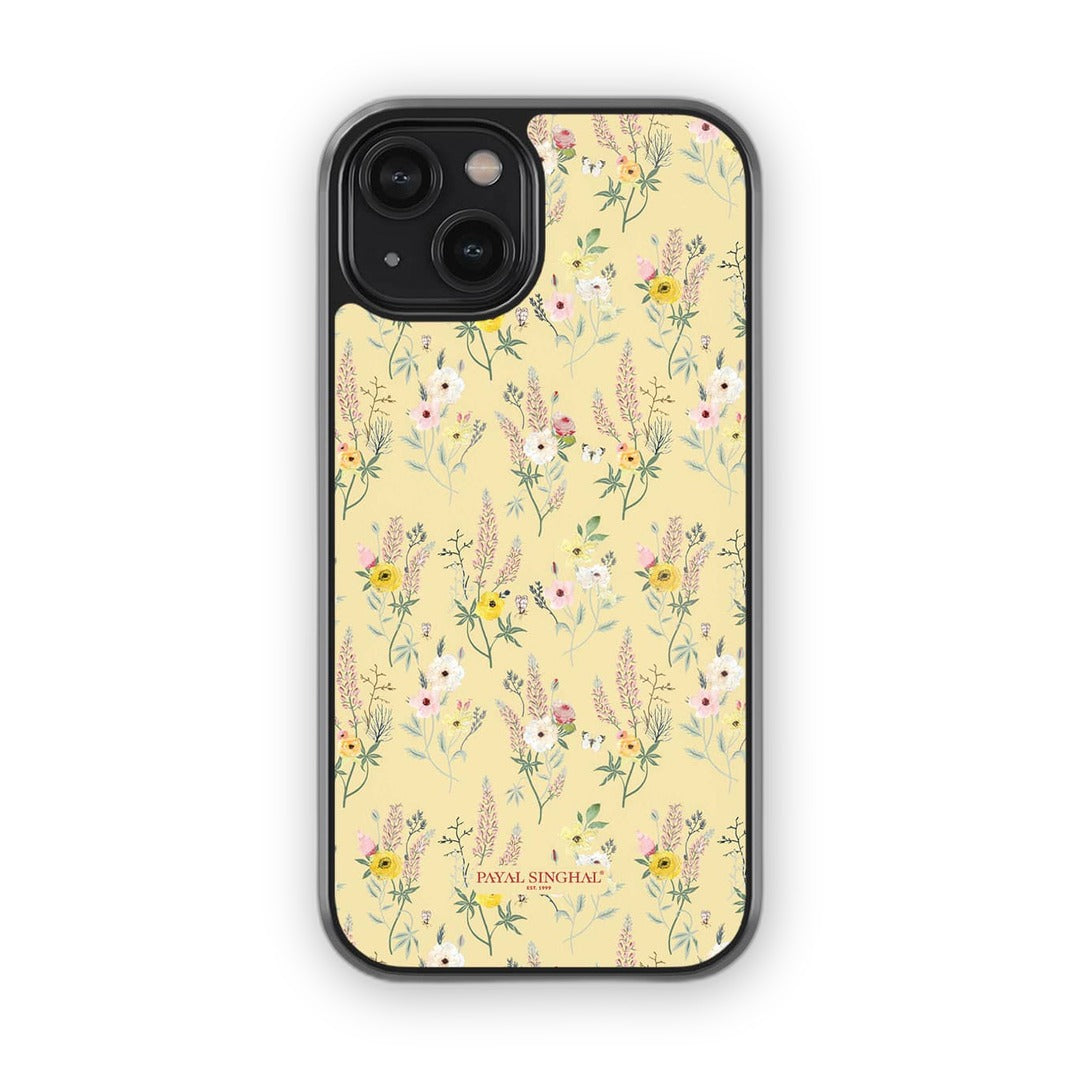 Payal Singhal Lemon Garden Glass iPhone Case for iPhone 14 | Macmerise