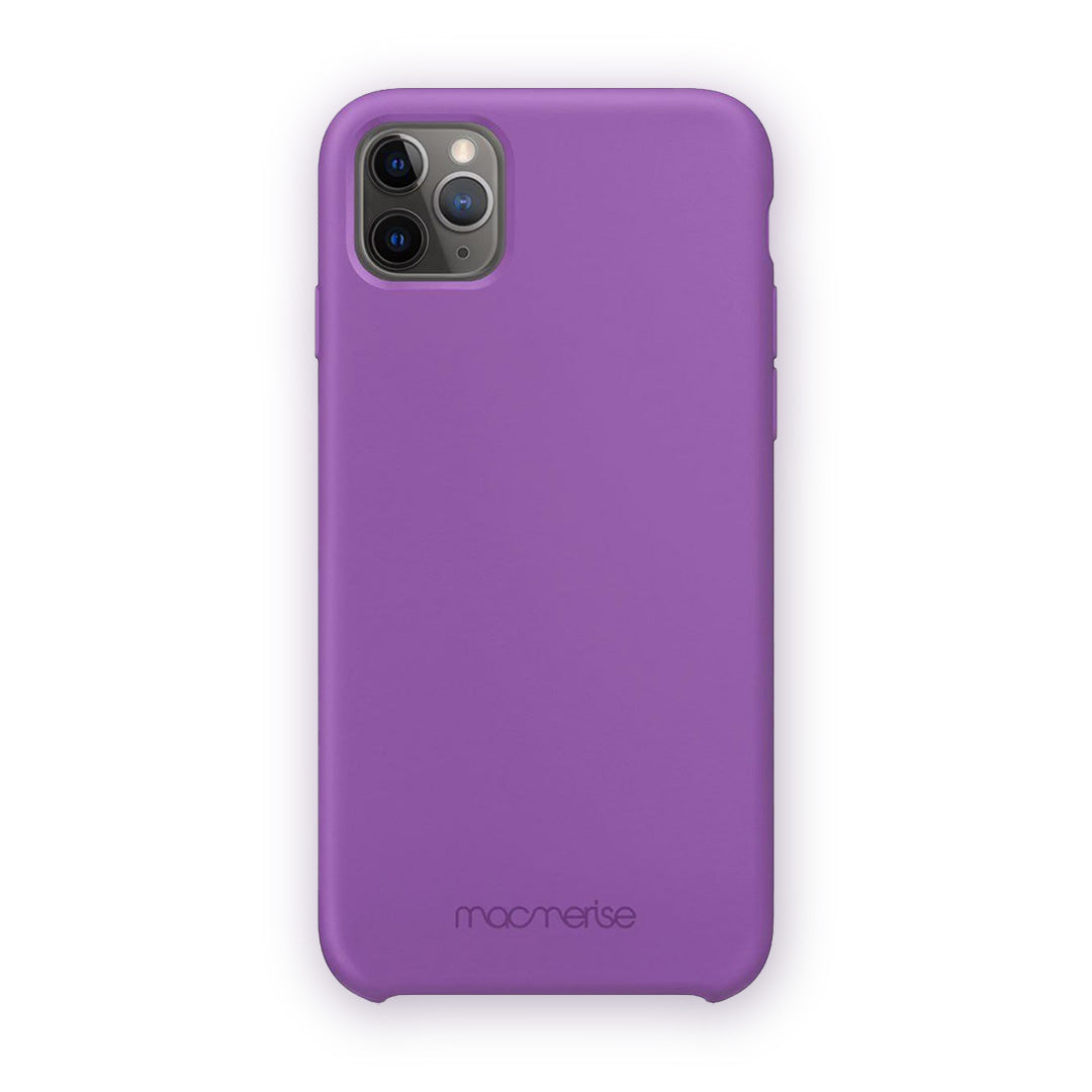 Basics iPhone 11 Pro Max Silicone Case Purple | Macmerise