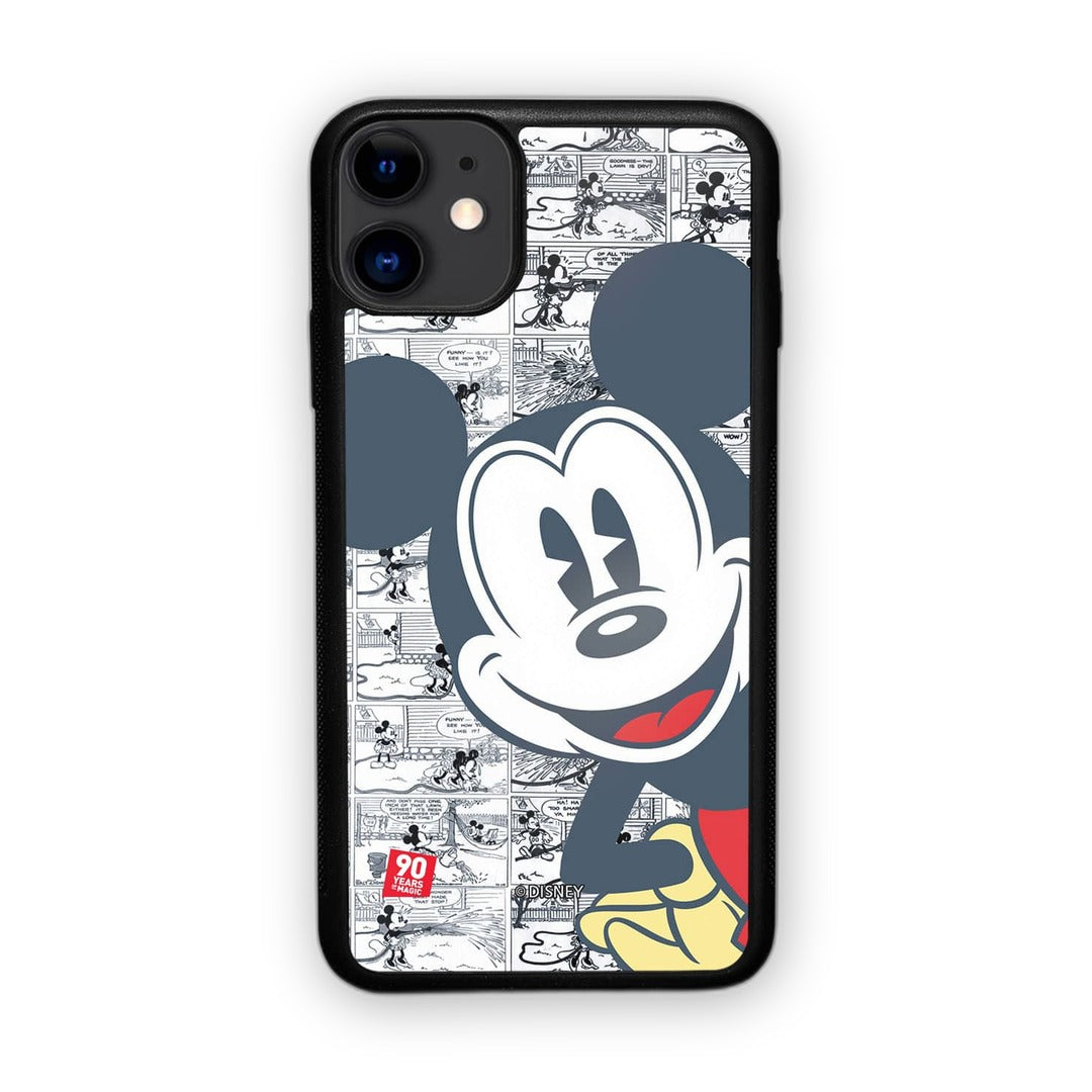 Mickey Comic Strip Glass iPhone Case for iPhone 11 | Macmerise