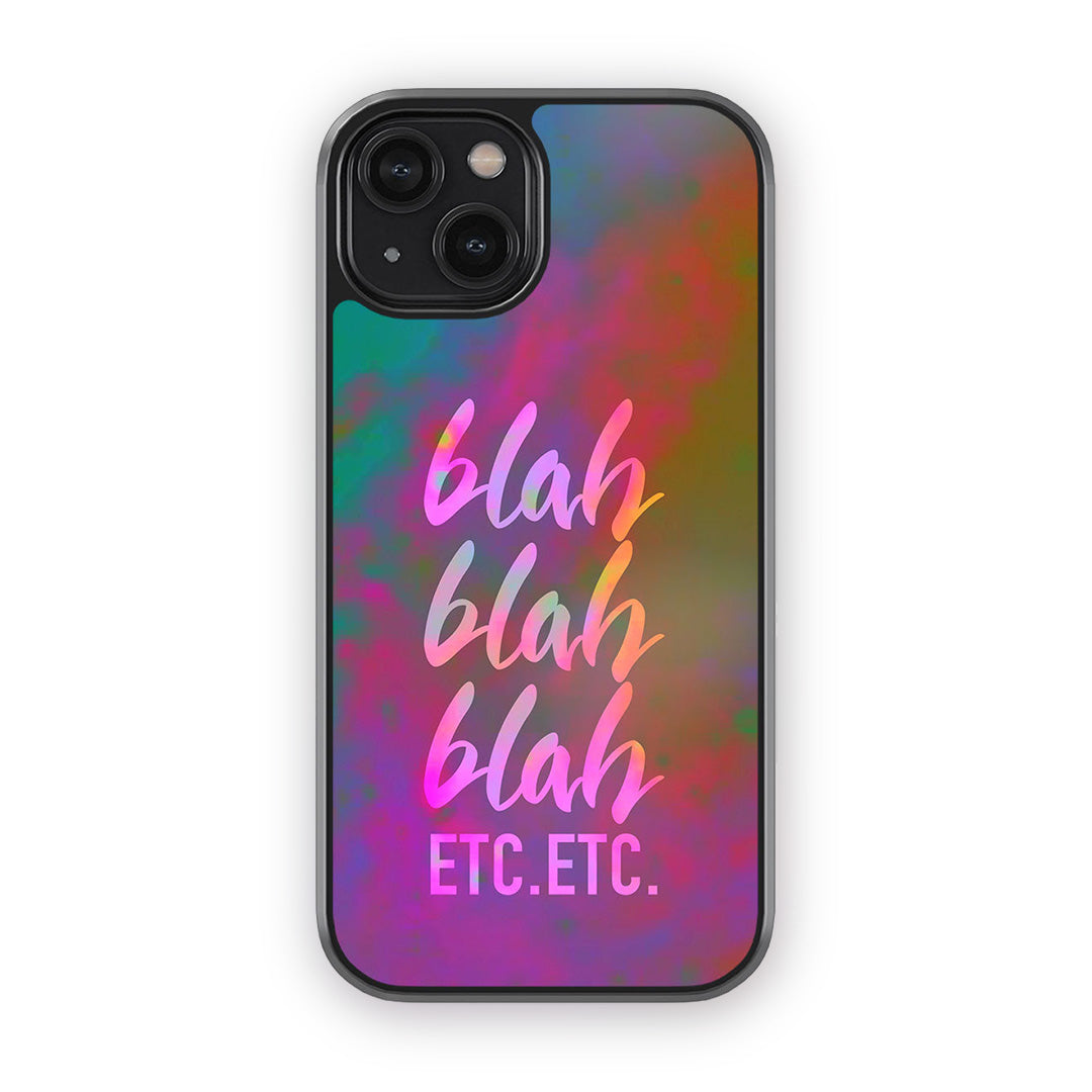 Blah Blah Glass iPhone Case for iPhone 14 | Macmerise