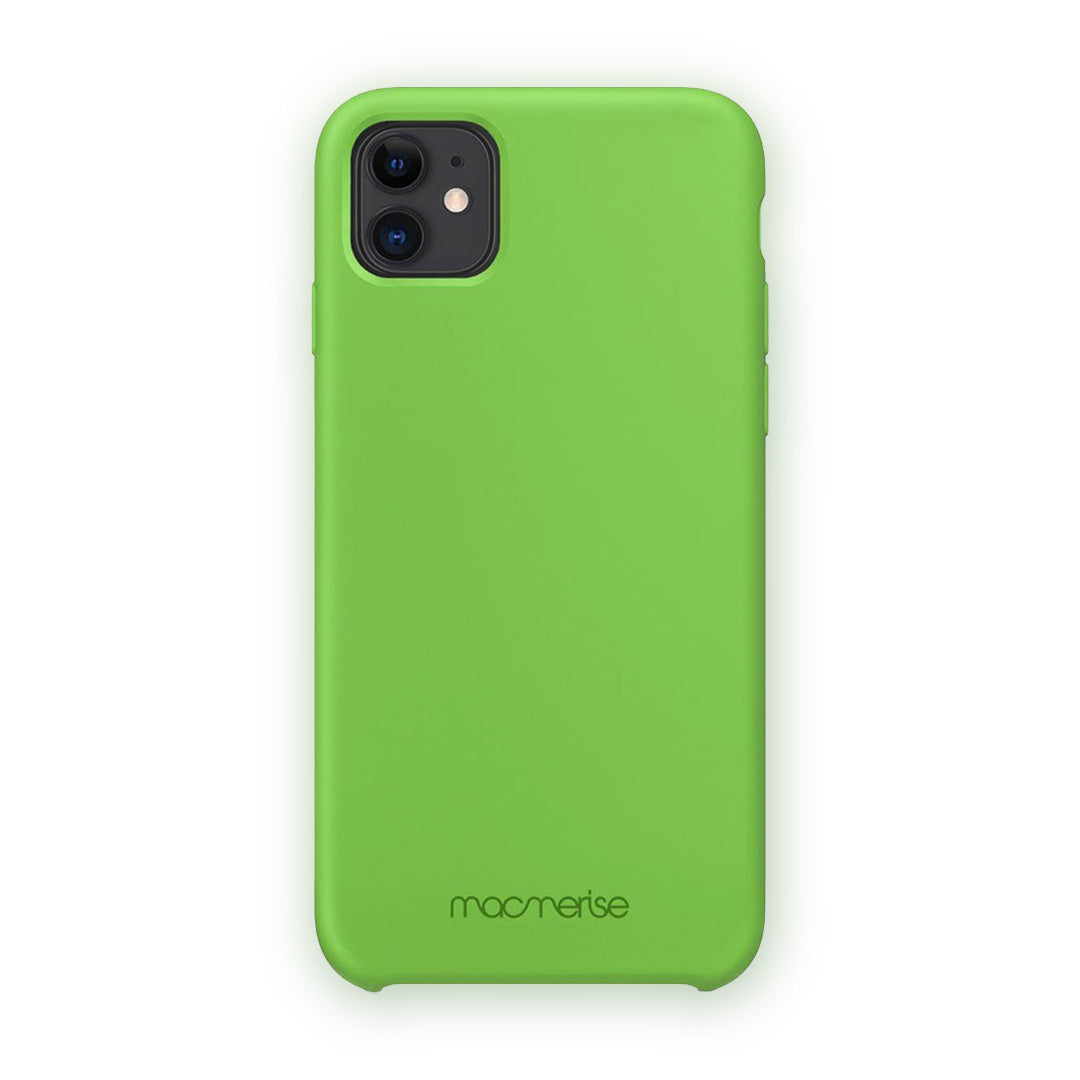 Basics iPhone 11 Silicone Case Leaf Green | Macmerise