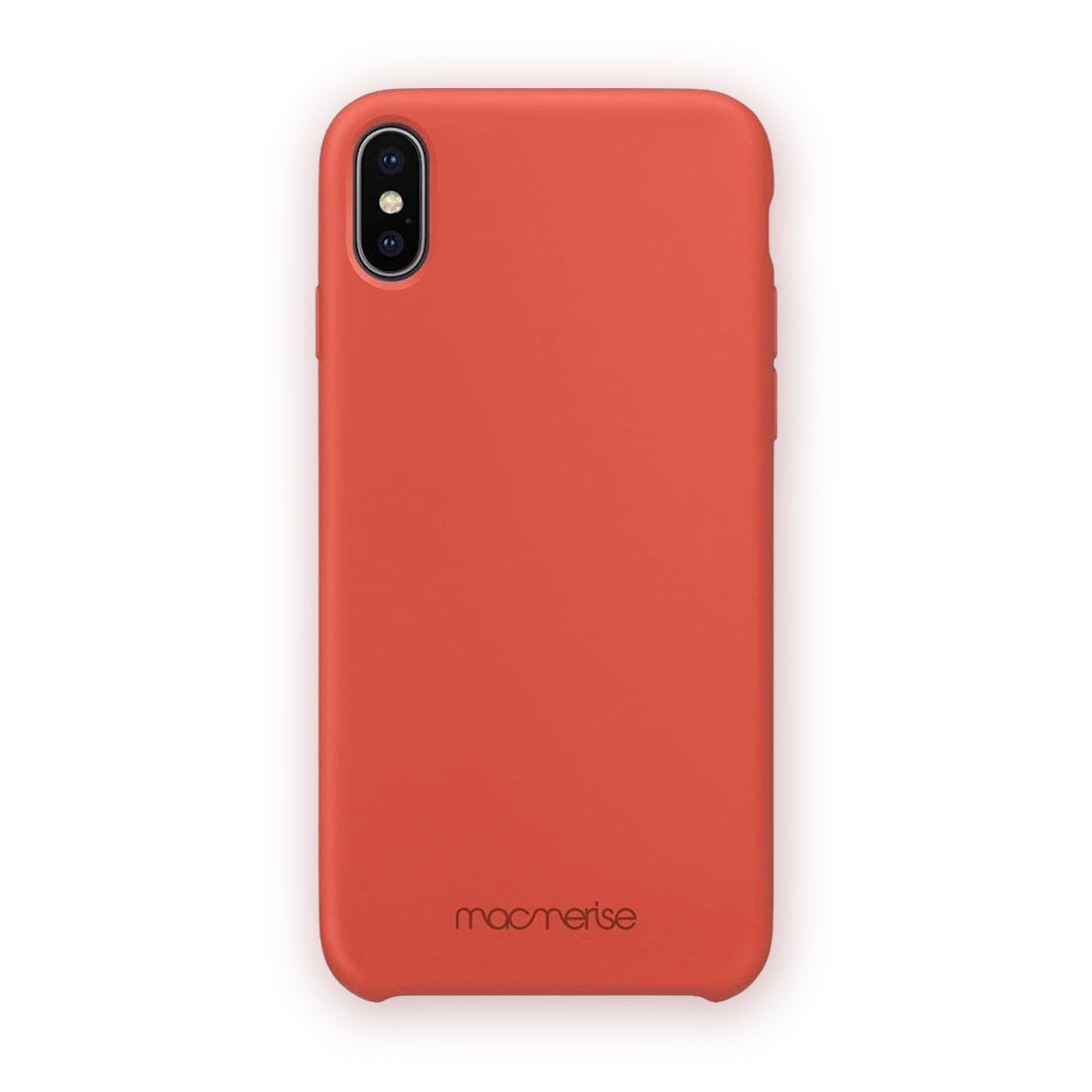 Basics iPhone X Silicone Case Orange | Macmerise