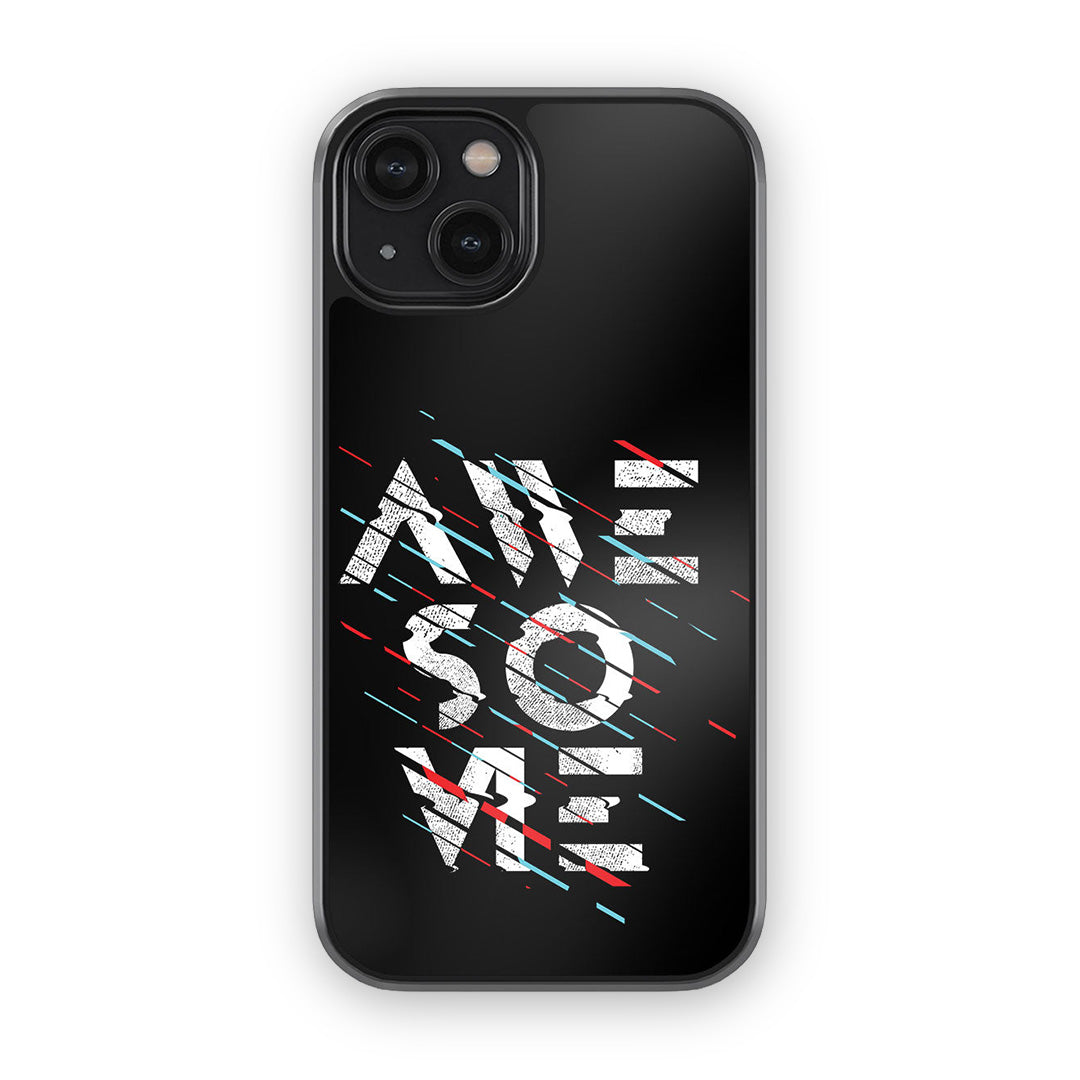 Awesome Glitch Glass iPhone Case for iPhone 14 | Macmerise