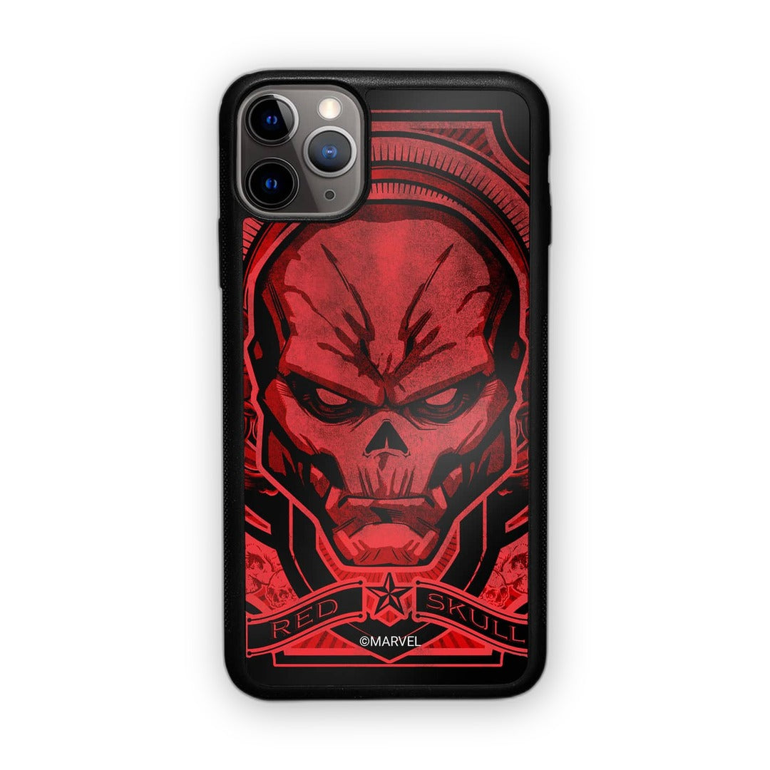 Red Skull Saga Glass iPhone Case for iPhone 11 Pro | Macmerise