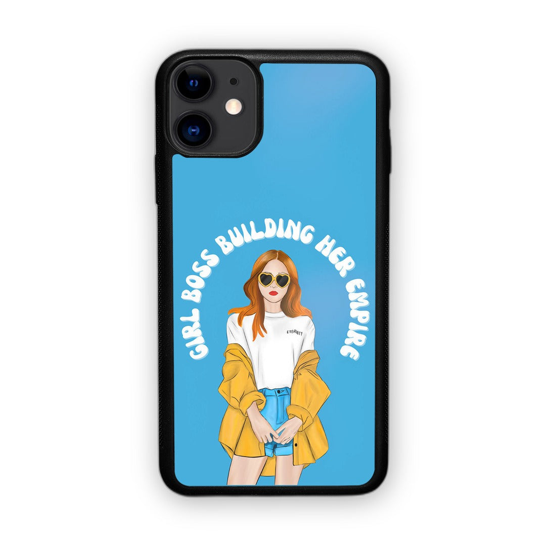 Girl Boss Building Empire Glass iPhone Case for iPhone 11 | Macmerise