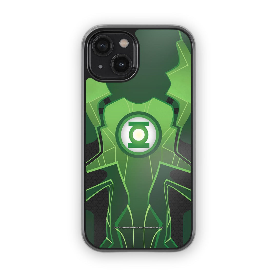Suit Up Green Lantern Glass iPhone Case for iPhone 14 | Macmerise