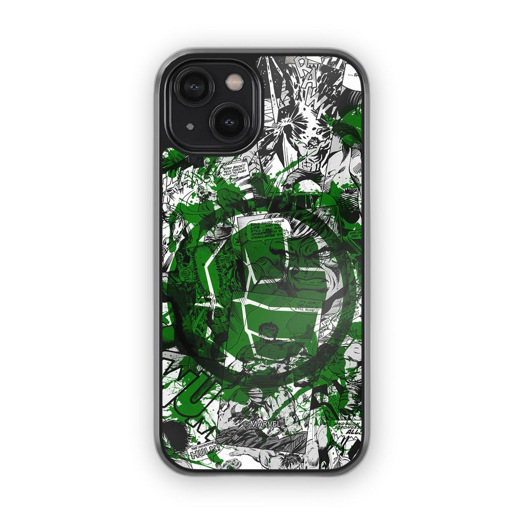 Splash Out Hulk Fist Glass iPhone Case for iPhone 14 | Macmerise