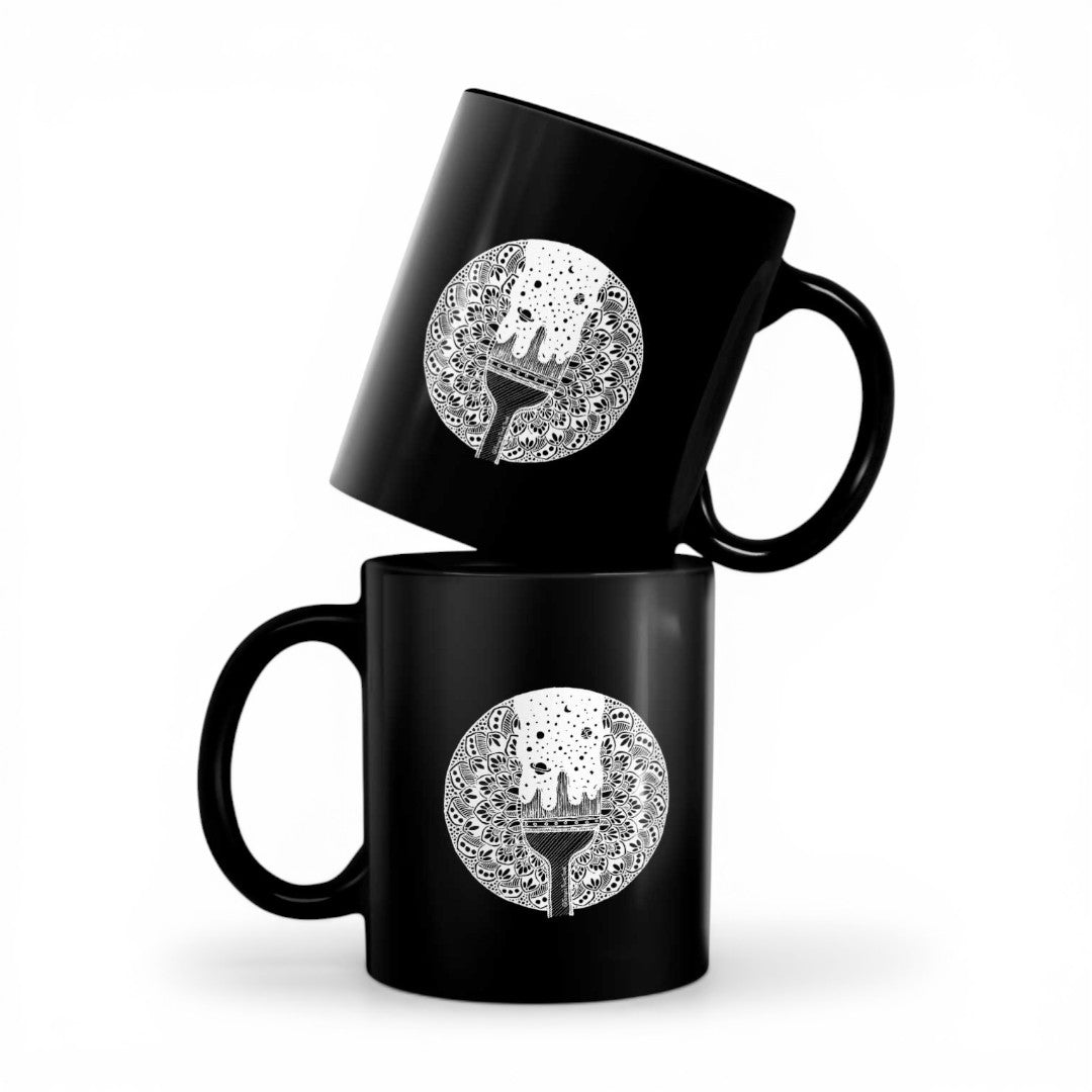 Paintbrush White Coffee Mug | Macmerise