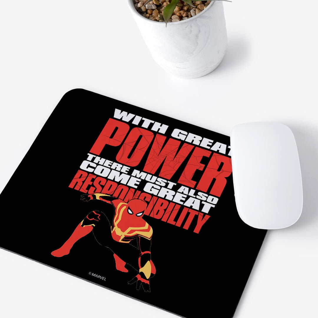 Great Power Great Responsibility Mouse Pad | Macmerise