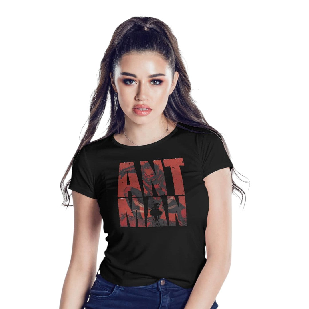 Marvel Astonishing Ant Man Black T-Shirt - front view | Macmerise