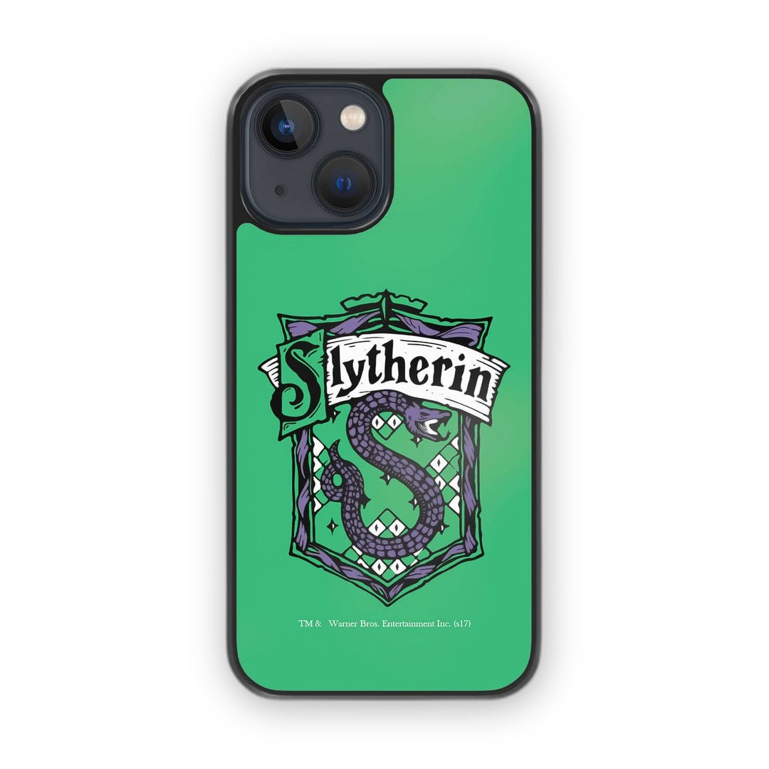 Crest Slytherin Glass iPhone Case for iPhone 13 Mini | Macmerise