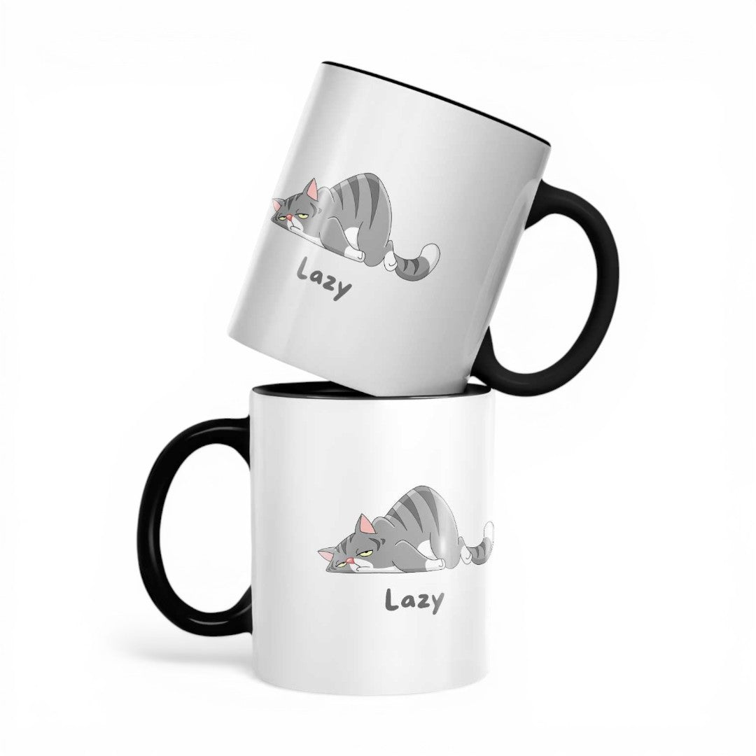 Lazy Cat Coffee Mug | Macmerise