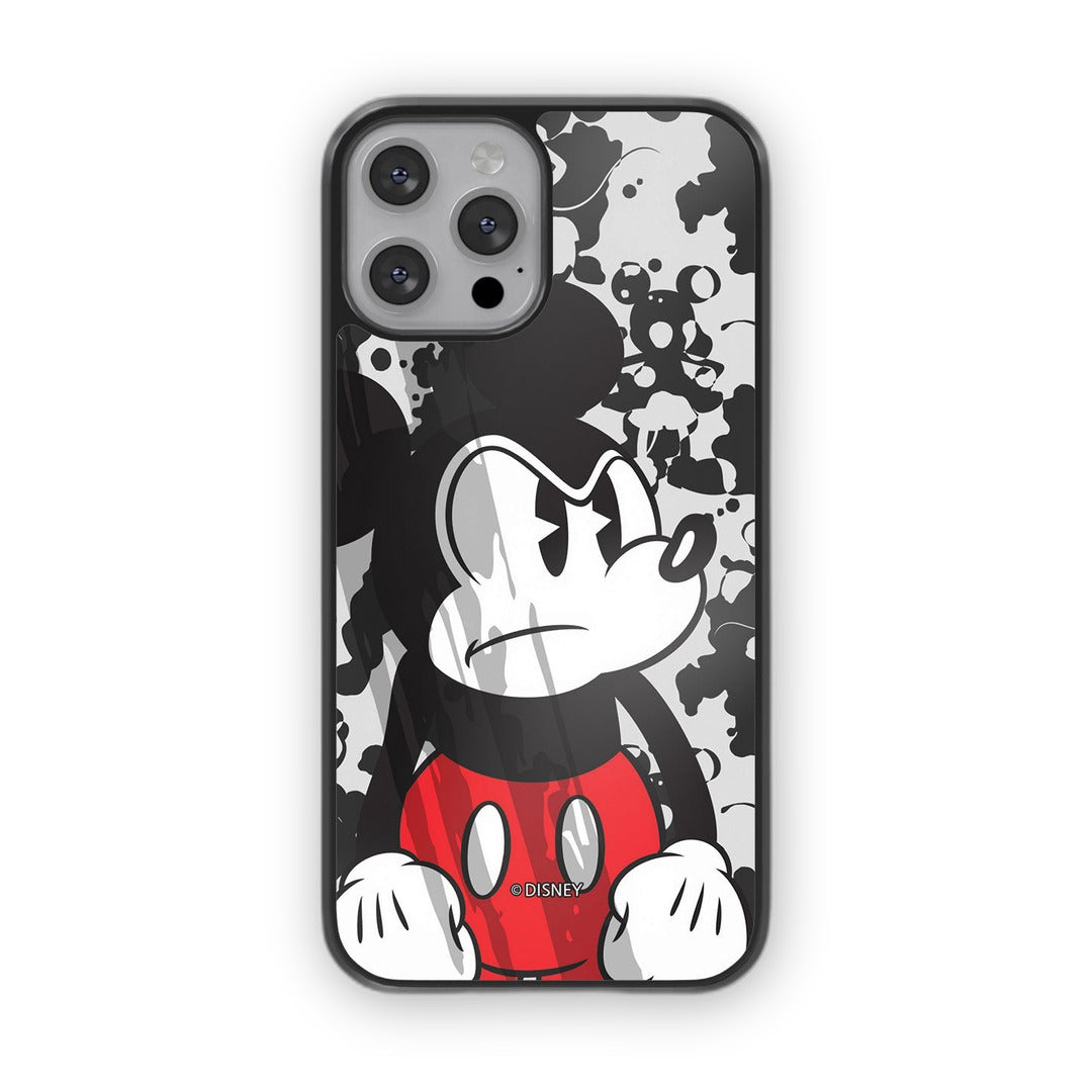 Grumpy Mickey Glass iPhone Case for iPhone 13 Pro Max | Macmerise