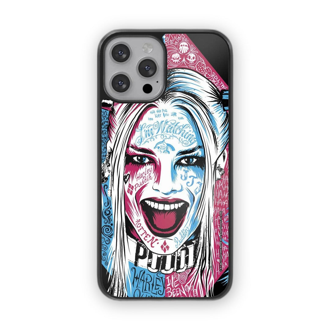 Wicked Harley Quinn Glass iPhone Case for iPhone 13 Pro Max | Macmerise