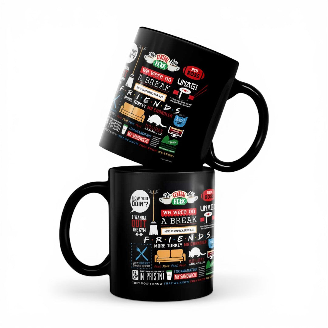 Friends Doodle Coffee Mug | Macmerise
