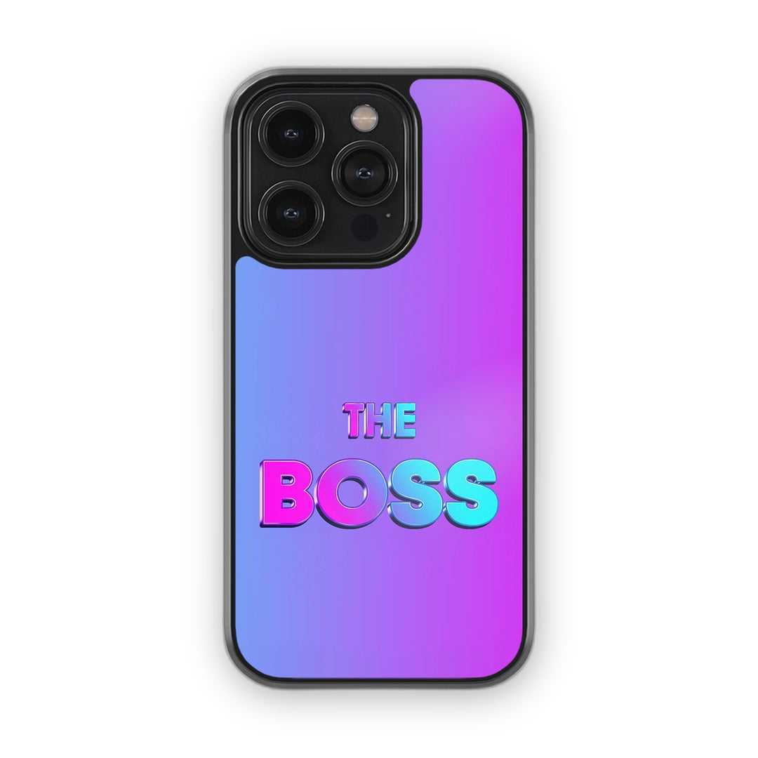 I Am the Boss Glass iPhone Case for iPhone 14 Pro | Macmerise