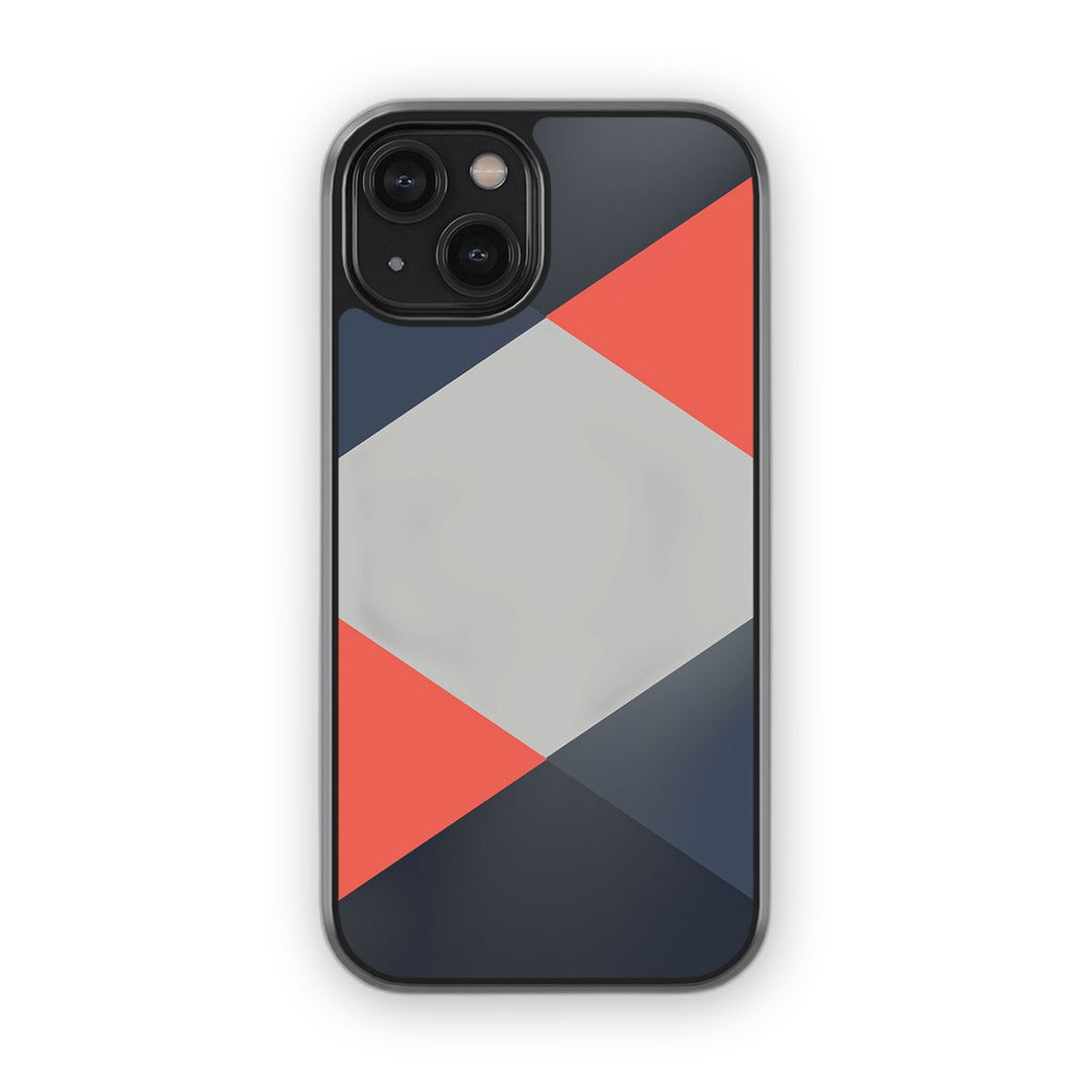Criss Cross Coral Glass iPhone Case for iPhone 14 | Macmerise