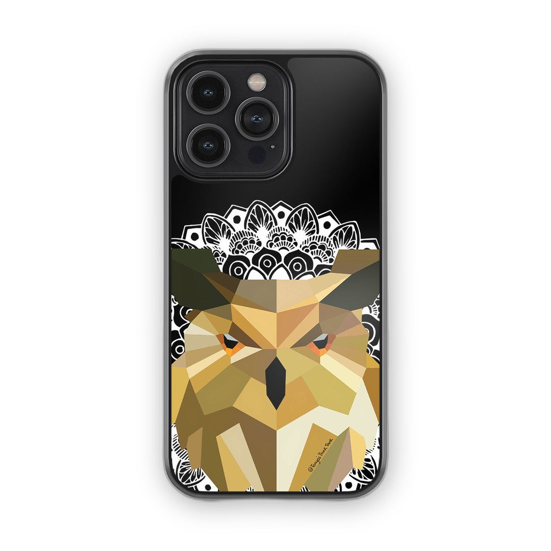 Owl Poly Glass iPhone Case for iPhone 14 Pro Max | Macmerise