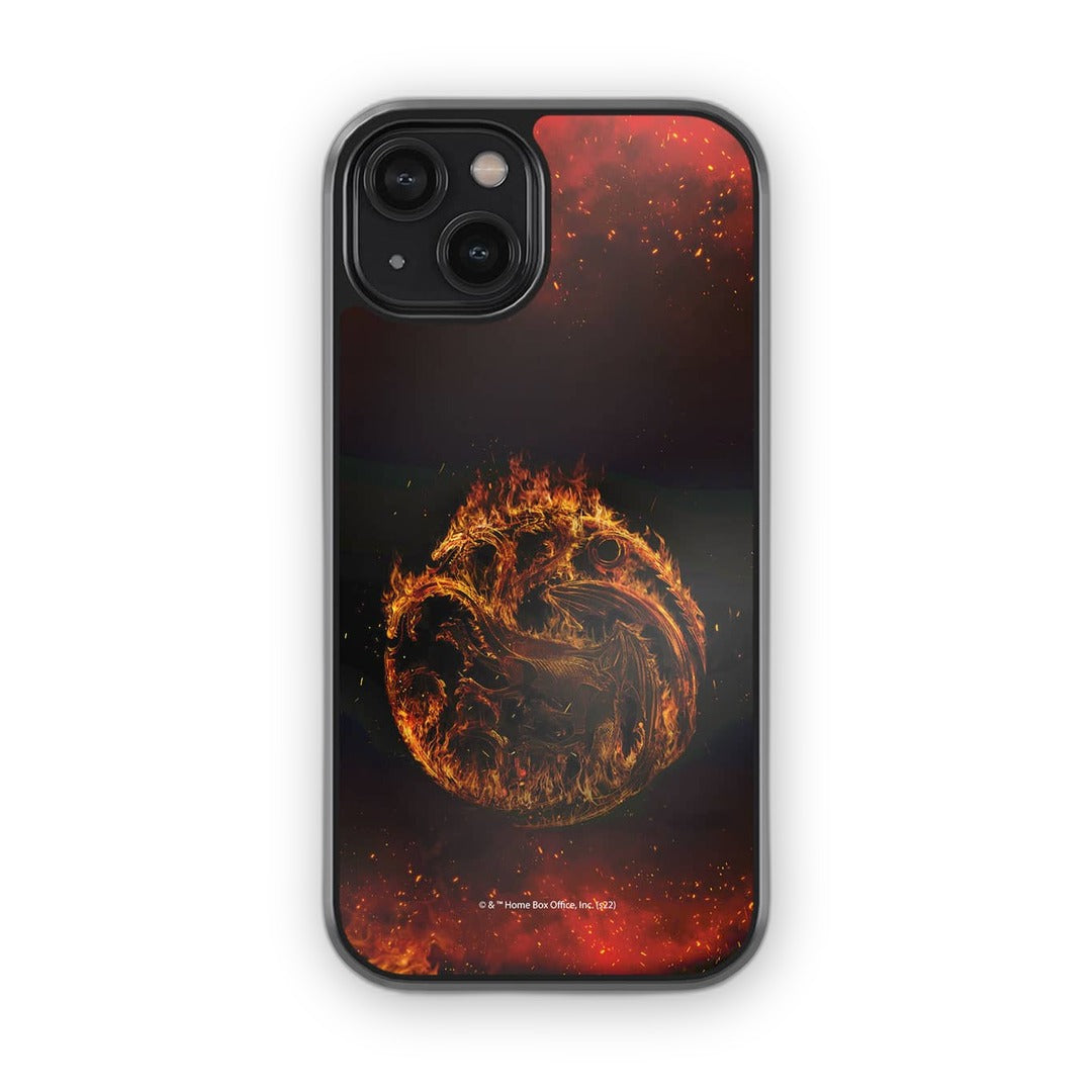 Targaryen Sigil Fire Glass iPhone Case for iPhone 14 | Macmerise