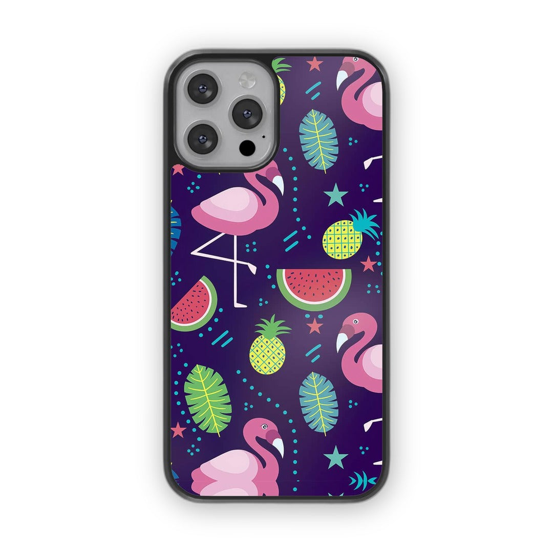 Flamingo Glass iPhone Case for iPhone 13 Pro Max | Macmerise