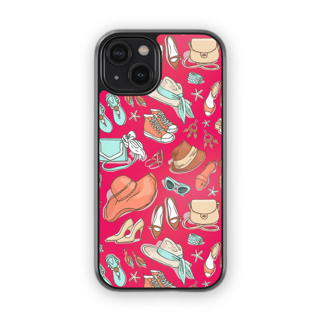 Pink Wanderlust Glass iPhone Case for iPhone 14 | Macmerise