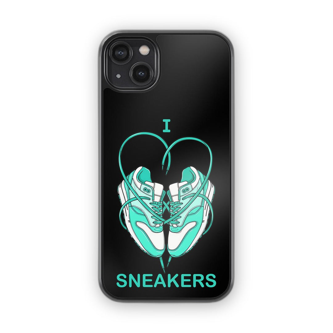 Sneakerhead Love Glass iPhone Case for iPhone 14 Plus | Macmerise