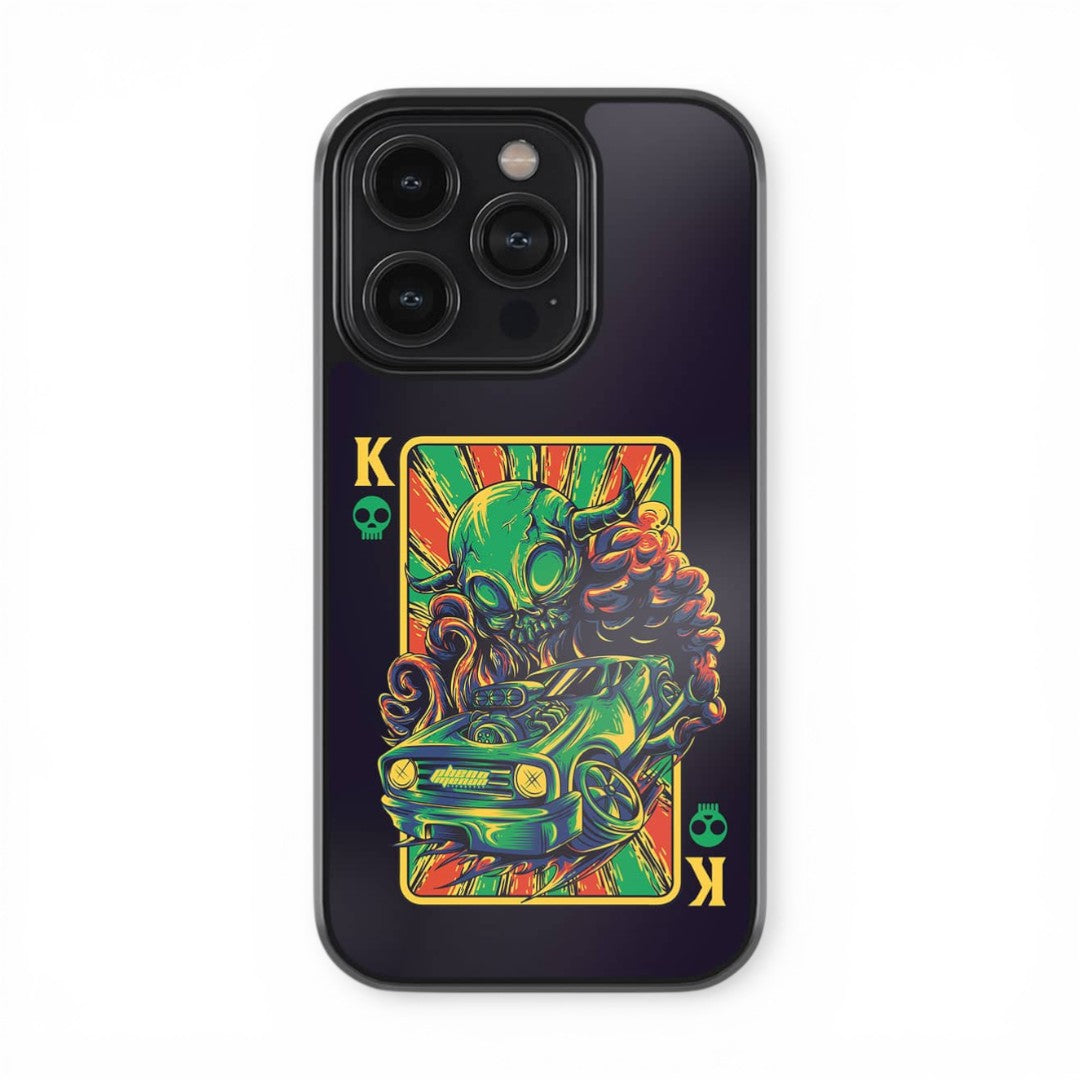 Alien King Glass iPhone Case for iPhone 14 Pro | Macmerise
