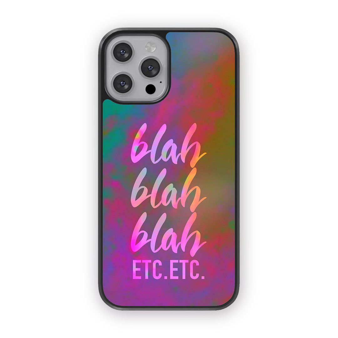 Blah Blah Glass iPhone Case for iPhone 13 Pro Max | Macmerise