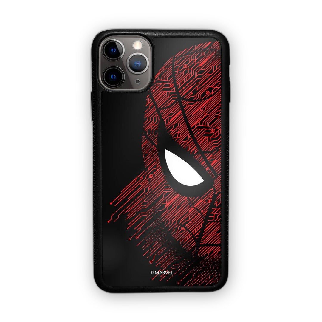 Sketch Out Spider Man Glass iPhone Case for iPhone 11 Pro Max | Macmerise