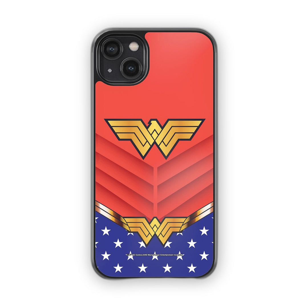 Suit Up Wonder Woman Glass iPhone Case for iPhone 14 Plus | Macmerise