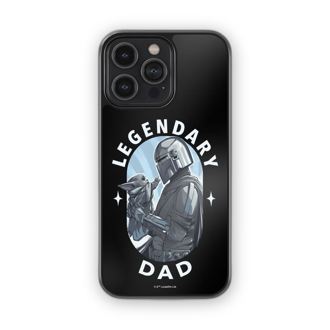 Mandalorian Dad Glass iPhone Case for iPhone 14 Pro Max | Macmerise