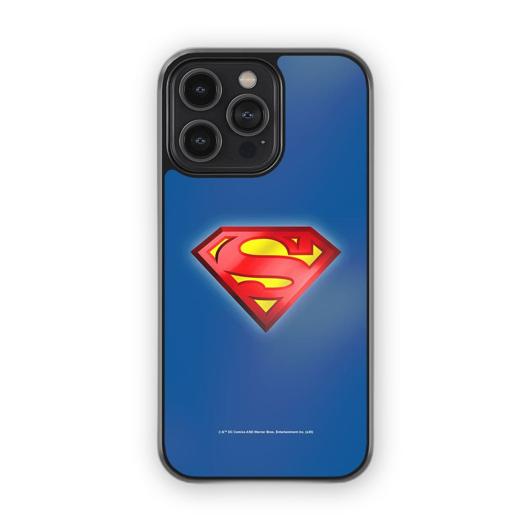 Logo Superman Glass iPhone Case for iPhone 14 Pro Max | Macmerise