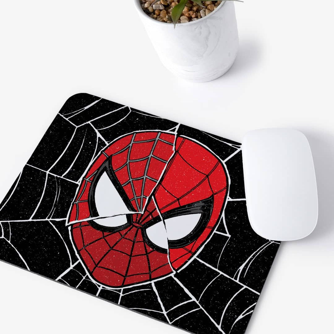 Spidey Faces Mouse Pad | Macmerise