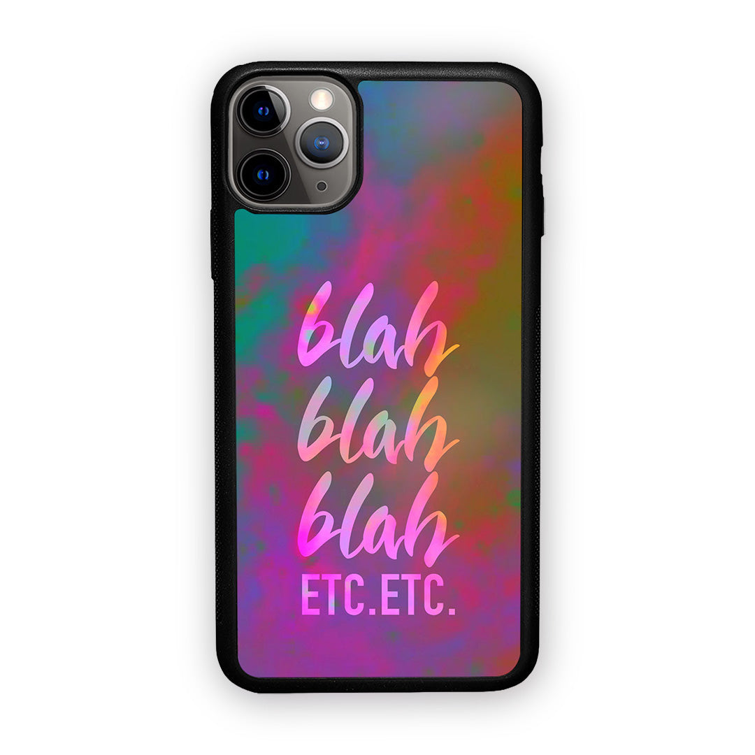 Blah Blah Glass iPhone Case for iPhone 11 Pro Max | Macmerise