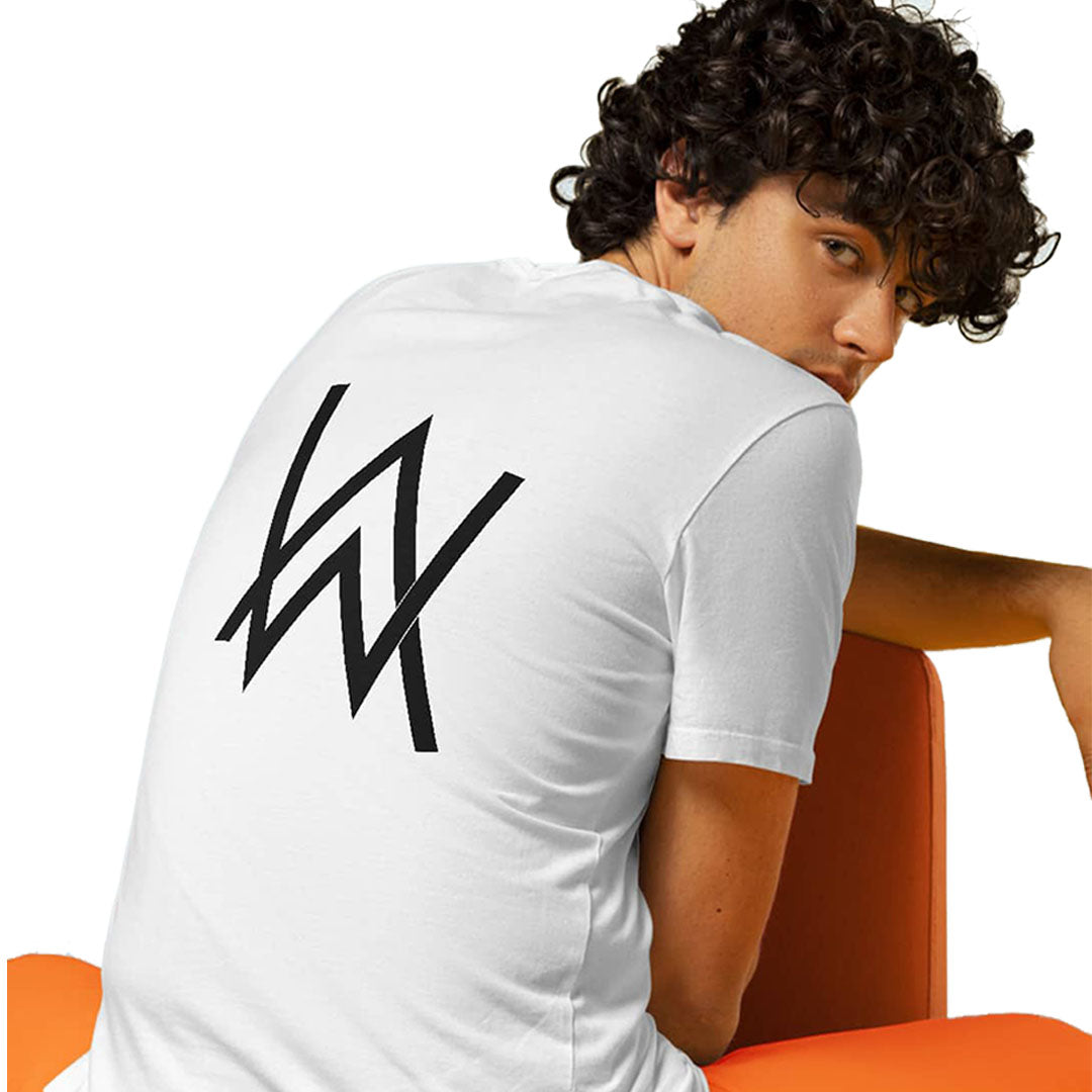 Alan Walker Core Logo White T-Shirt - front view | Macmerise