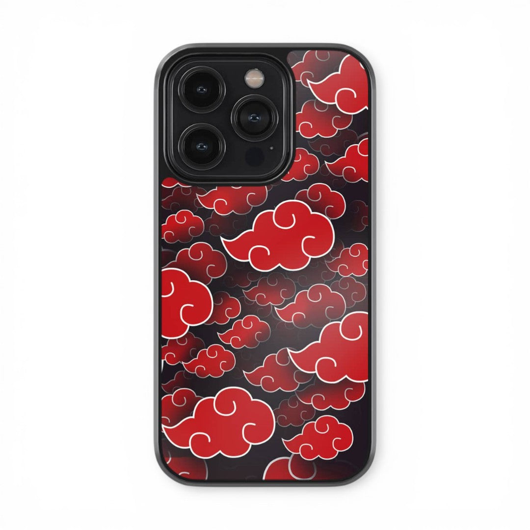Akatsuki Clouds Glass iPhone Case for iPhone 14 Pro | Macmerise