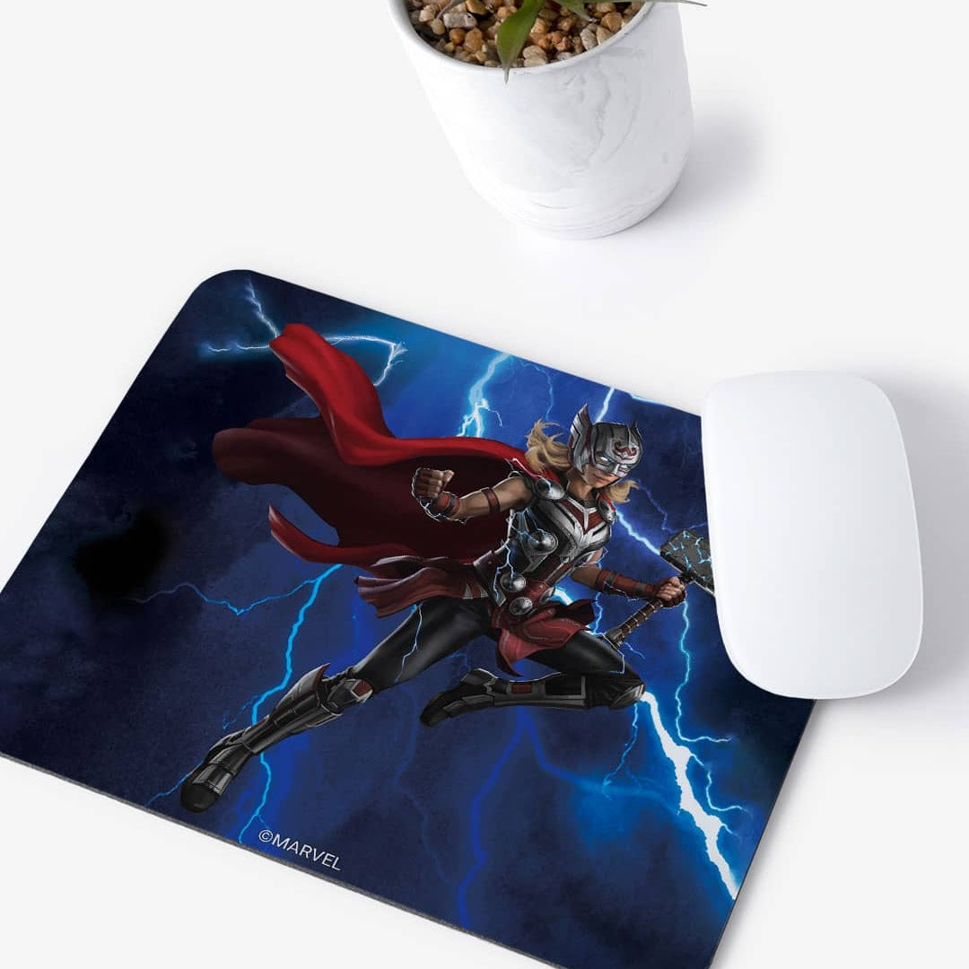 Mighty Thor Attack Mouse Pad | Macmerise
