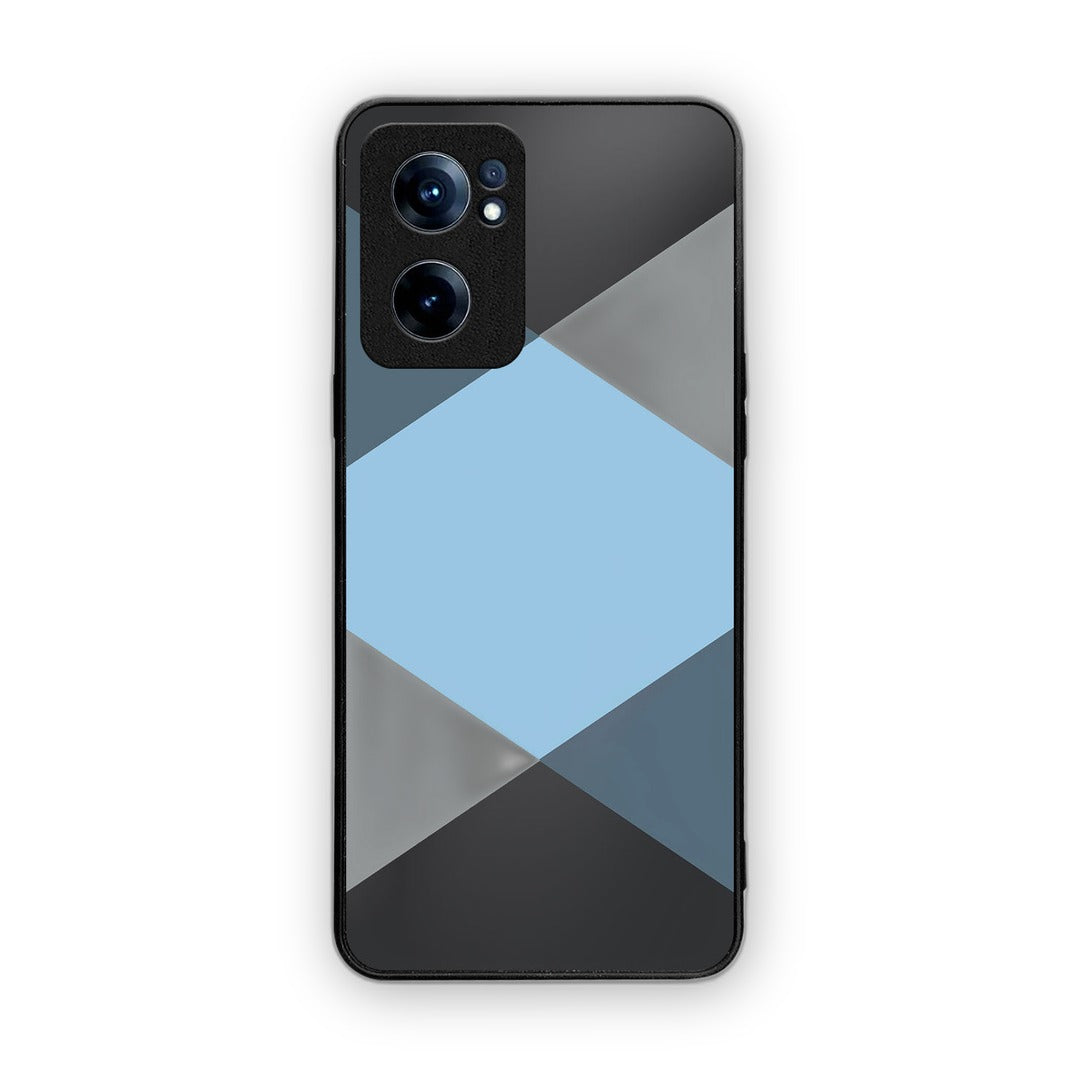 Criss Cross Blue Phone Case for OnePlus Nord Ce 2 | Macmerise