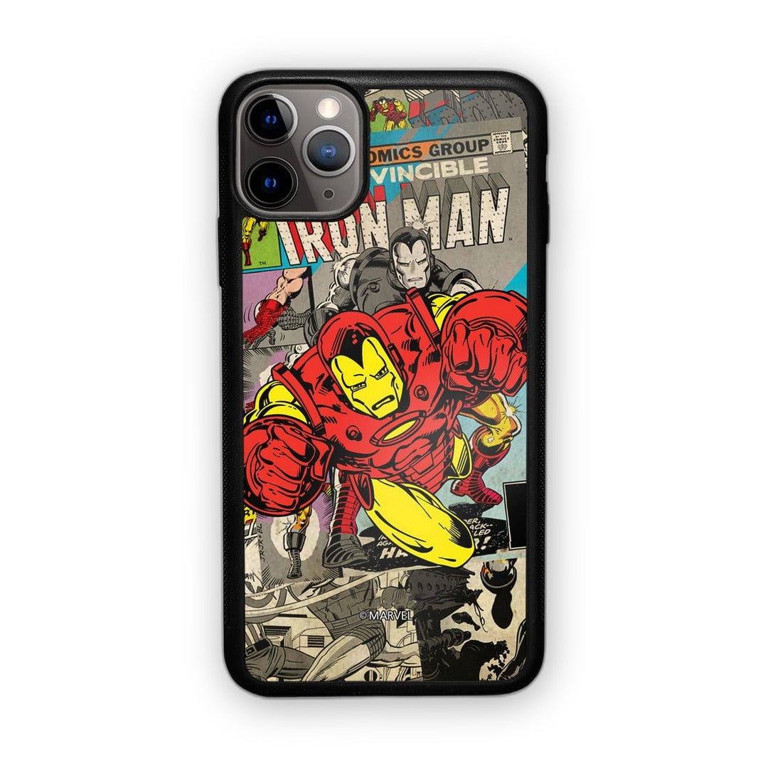 Comic Iron Man Glass iPhone Case for iPhone 11 Pro | Macmerise