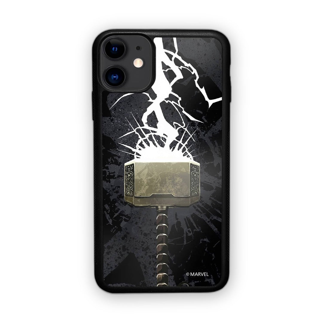 the Thunderous Hammer Glass iPhone Case for iPhone 11 | Macmerise