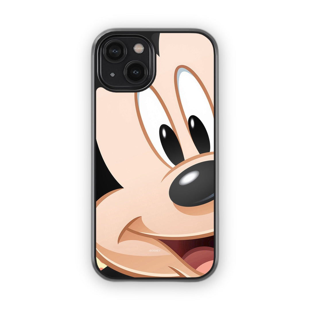 Zoom Up Mickey Glass iPhone Case for iPhone 14 | Macmerise