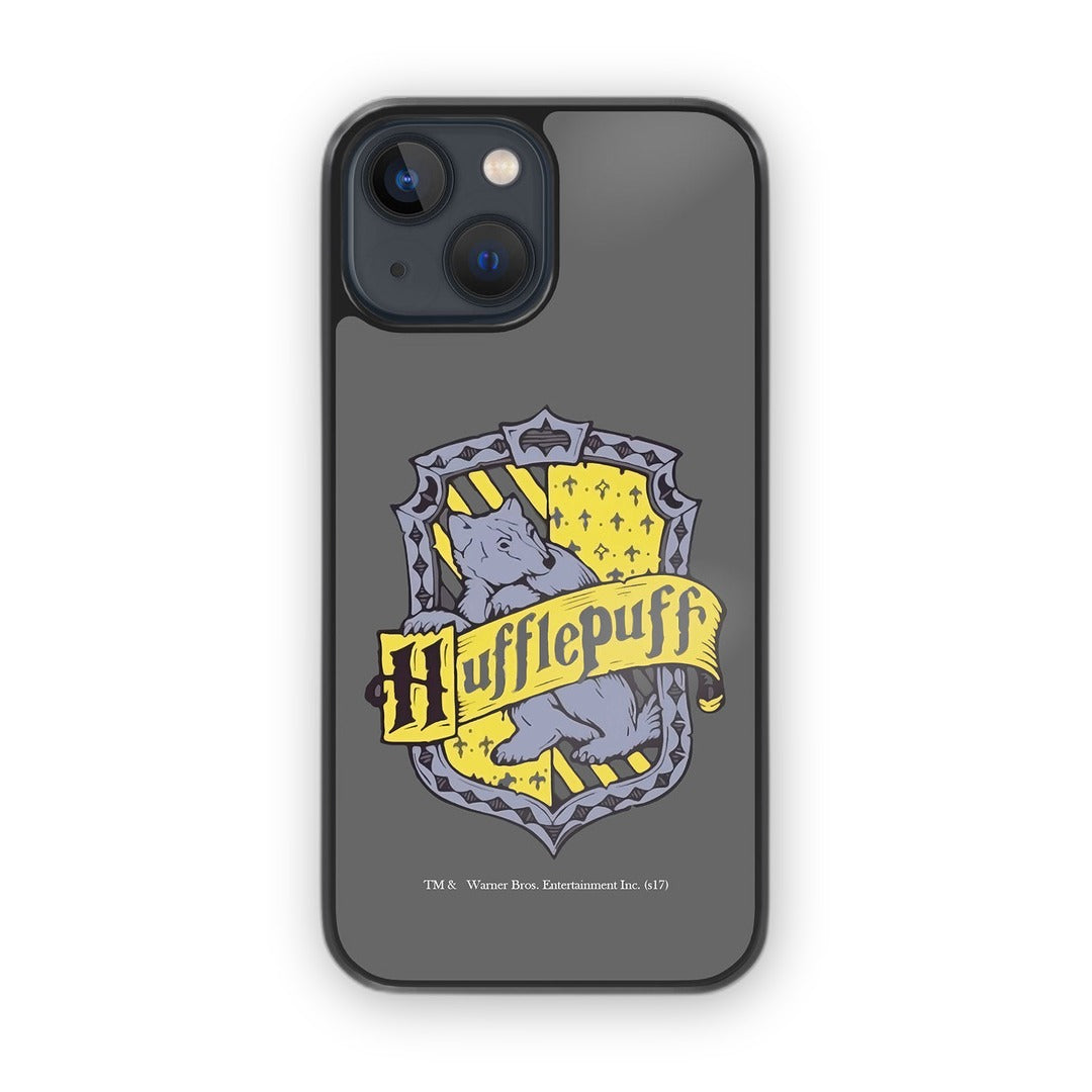 Crest Hufflepuff Glass iPhone Case for iPhone 13 Mini | Macmerise