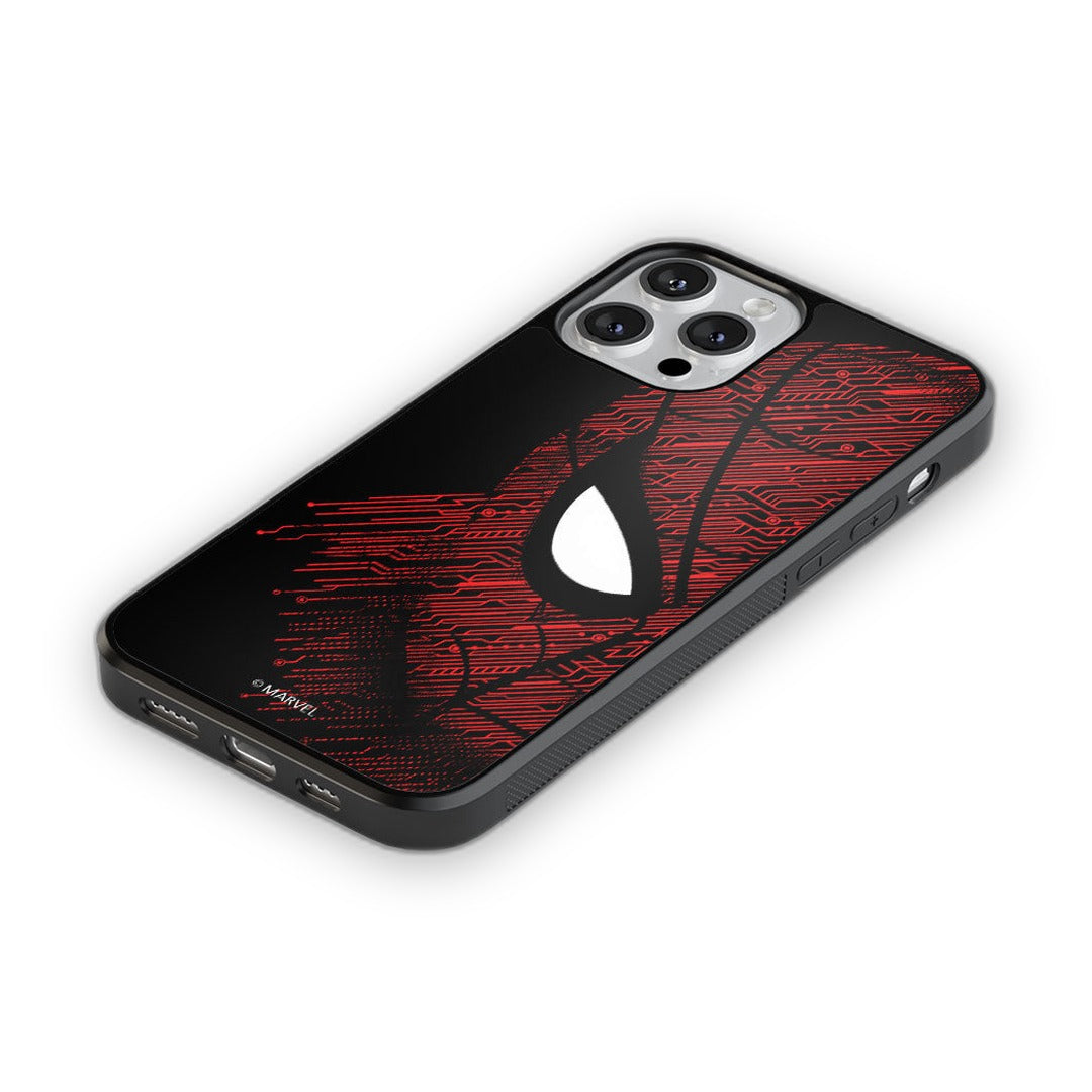 Sketch Out Spider Man Glass iPhone Case for iPhone 13 Pro Max | Macmerise