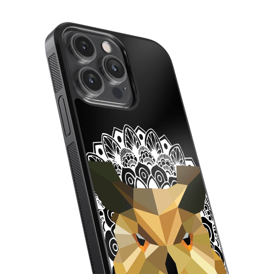 Owl Poly Glass iPhone Case for iPhone 14 Pro Max | Macmerise