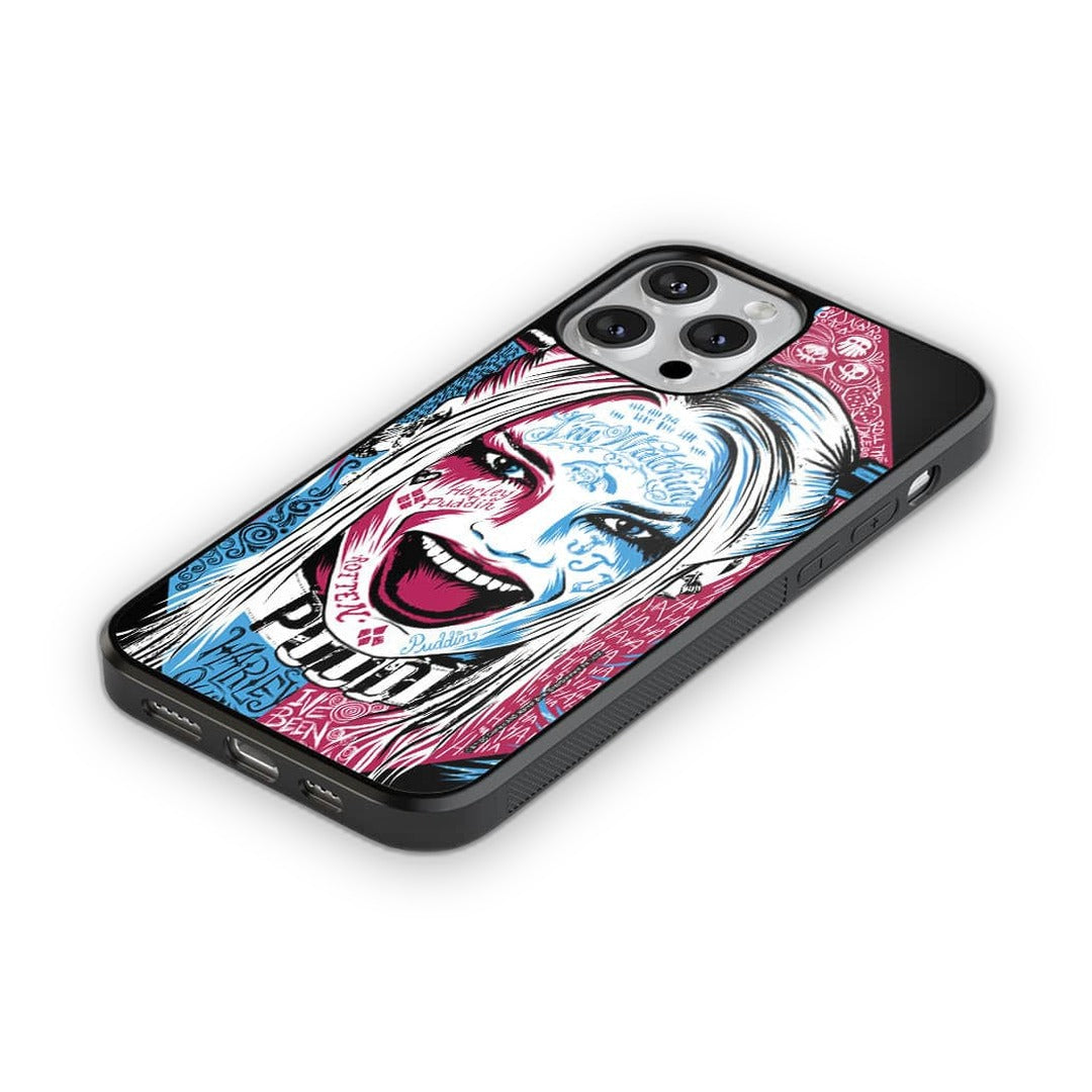 Wicked Harley Quinn Glass iPhone Case for iPhone 13 Pro Max | Macmerise