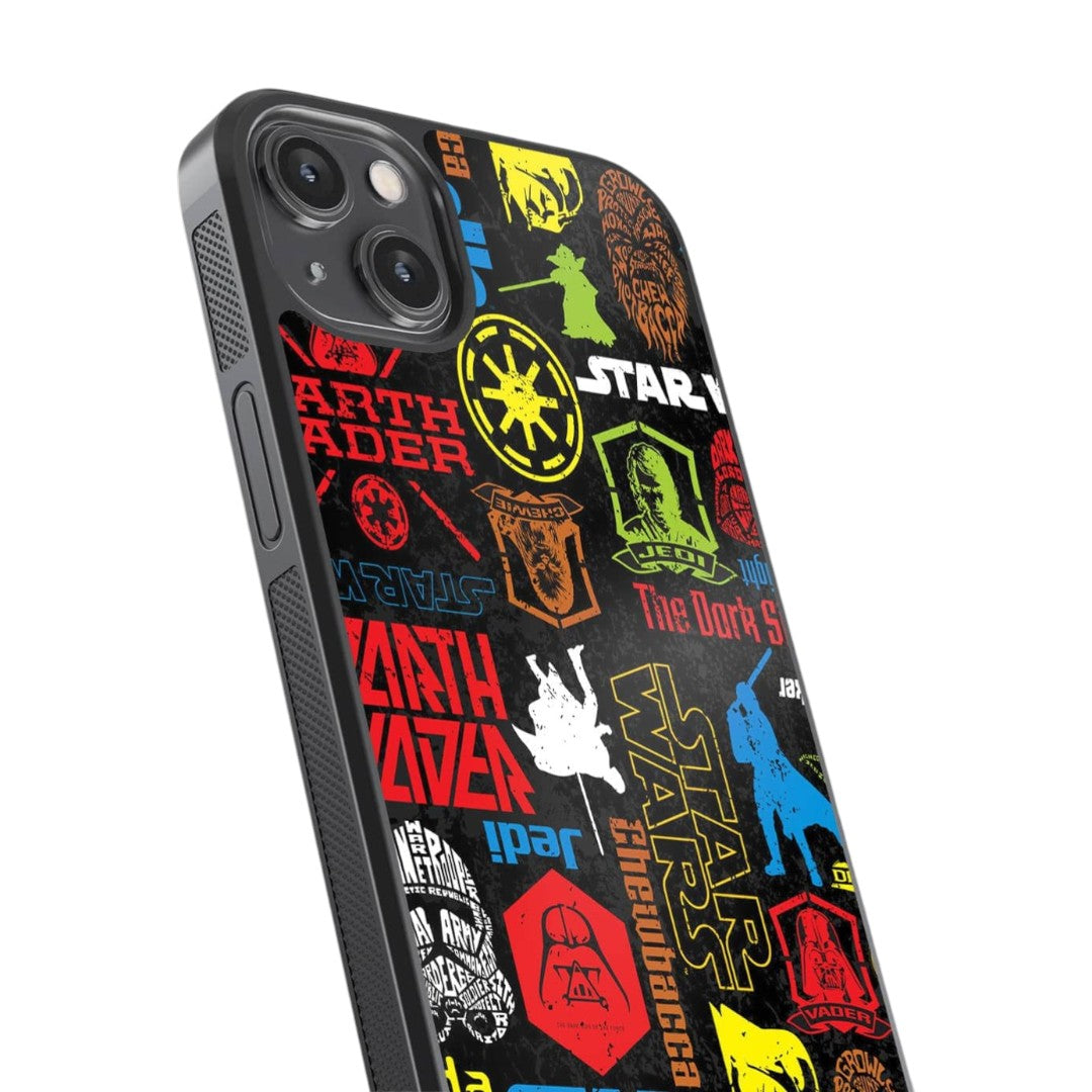 Star Wars Mashup Glass iPhone Case for iPhone 14 Plus | Macmerise