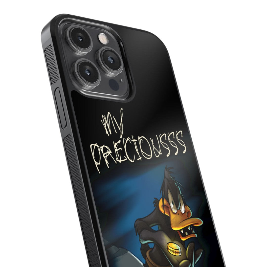 Daffy Duck Gollum Glass iPhone Case for iPhone 14 Pro Max | Macmerise