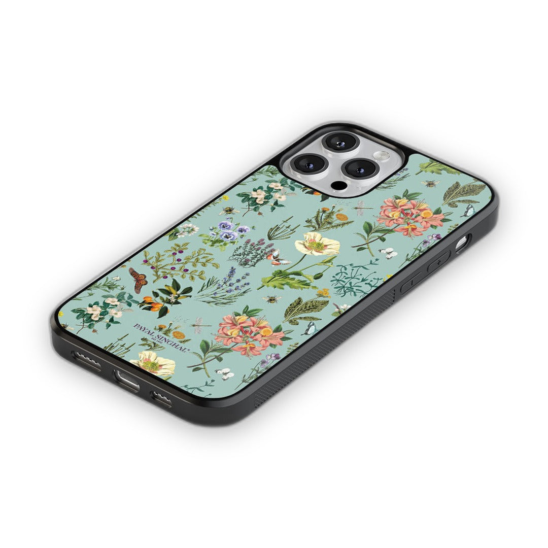 Payal Singhal Titli iPhone 13 Pro Cover Aqua - side view | Macmerise