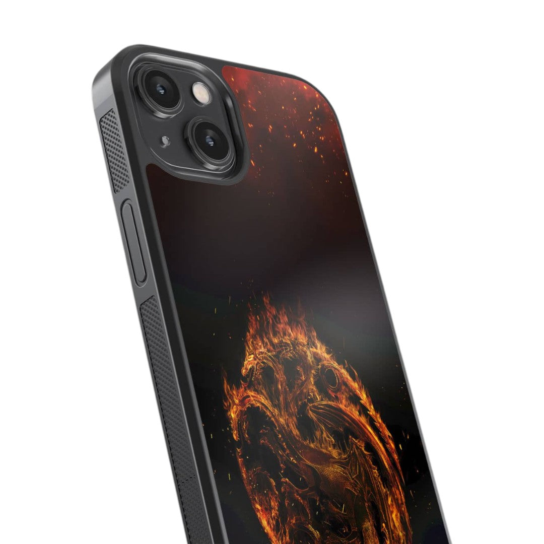 Targaryen Sigil Fire Glass iPhone Case for iPhone 14 | Macmerise